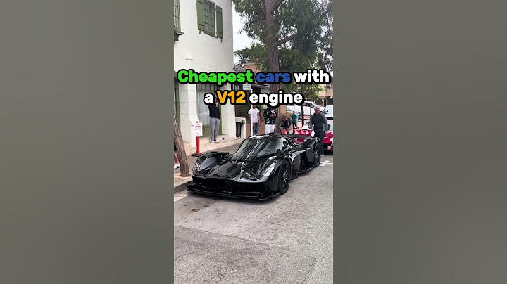 Cheapest cars with a V12😍🔥