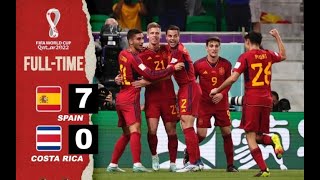 Spain vs Costa Rica 7 0 − All Gоals \& Extеndеd Hіghlіghts   FiFa World Cup Qatar 2022