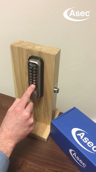Asec Digilock AS3300 Series ondoor code change YouTube