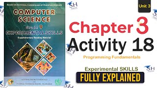 Class 10 Computer Science Practical  Chapter 3 Activity 18  Federal Board (NBF)