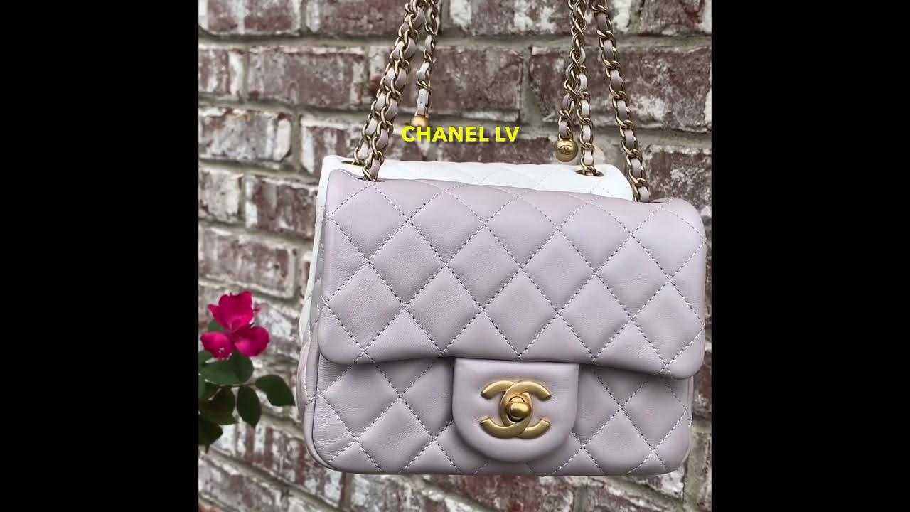 CHANEL 21K My Perfect Caviar Mini Square Unboxing, Review, Mod Shots,  Comparison & WIMBG! New Bag! 