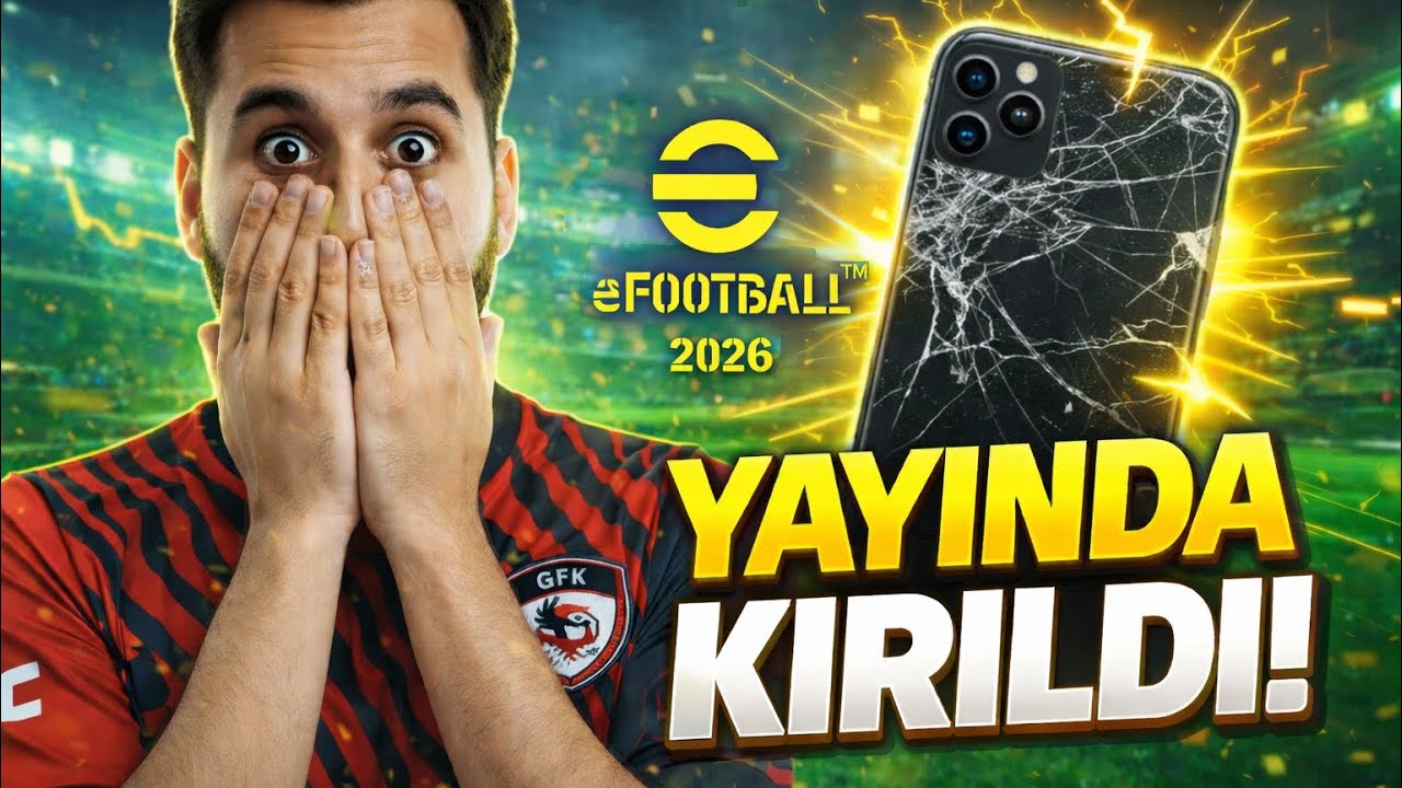 SİNİRDEN TELEFONU FIRLATTIM 😡 eFOOTBALL 2026 MOBİLE