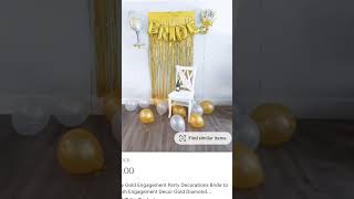 Bachelorette Decoration Ideas on Etsy 💍🤍 #bacheloretteparty #bridesmaid #bachelorette Shop my
