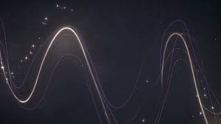 Glowing Light Waves 4K - Flowing Starry Sparkle Abstract Looping Background | Free No Copyright screenshot 2