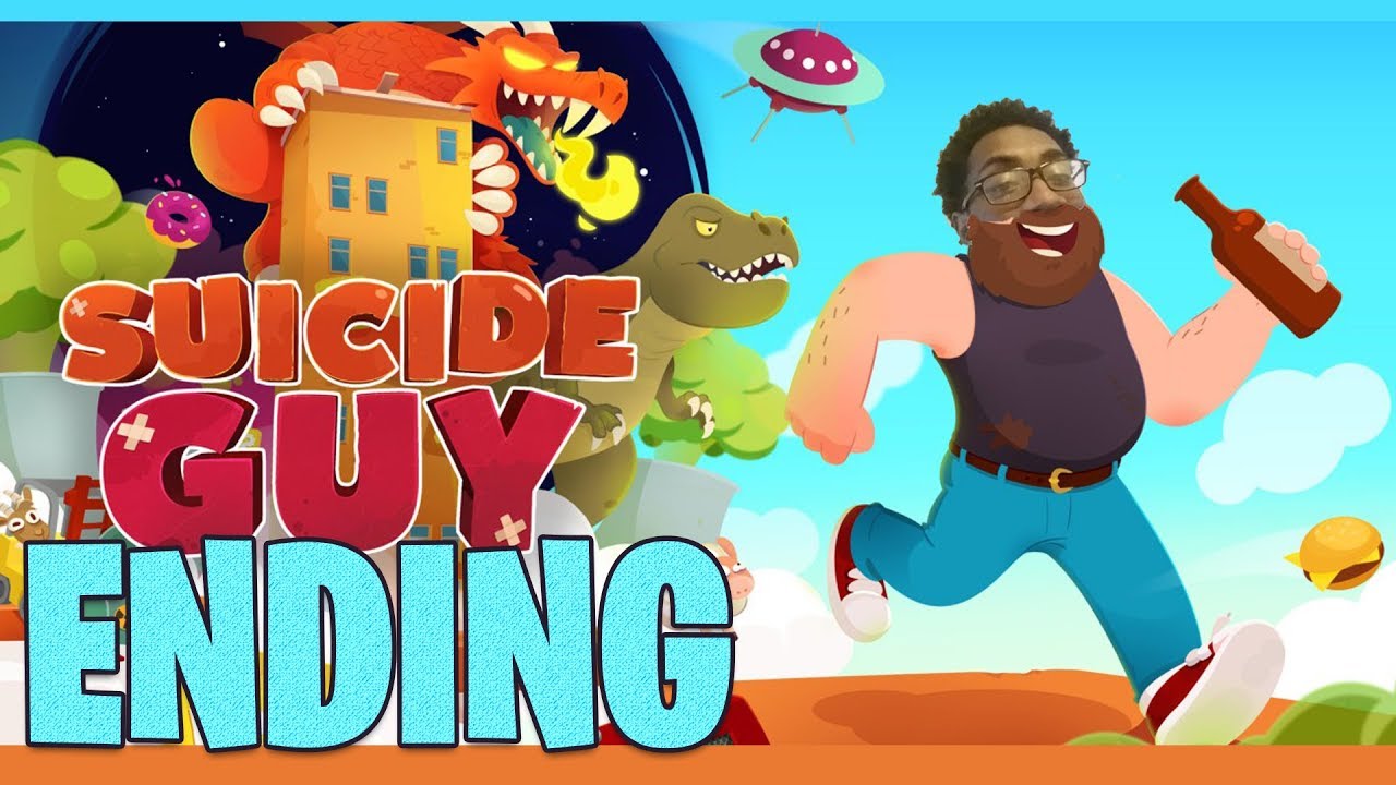 Suicide Guy! ENDING | 100% Gameplay Walkthrough Kind of Trash Ending
