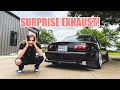 Surprising my Little Sister with a MIATA EXHAUST!