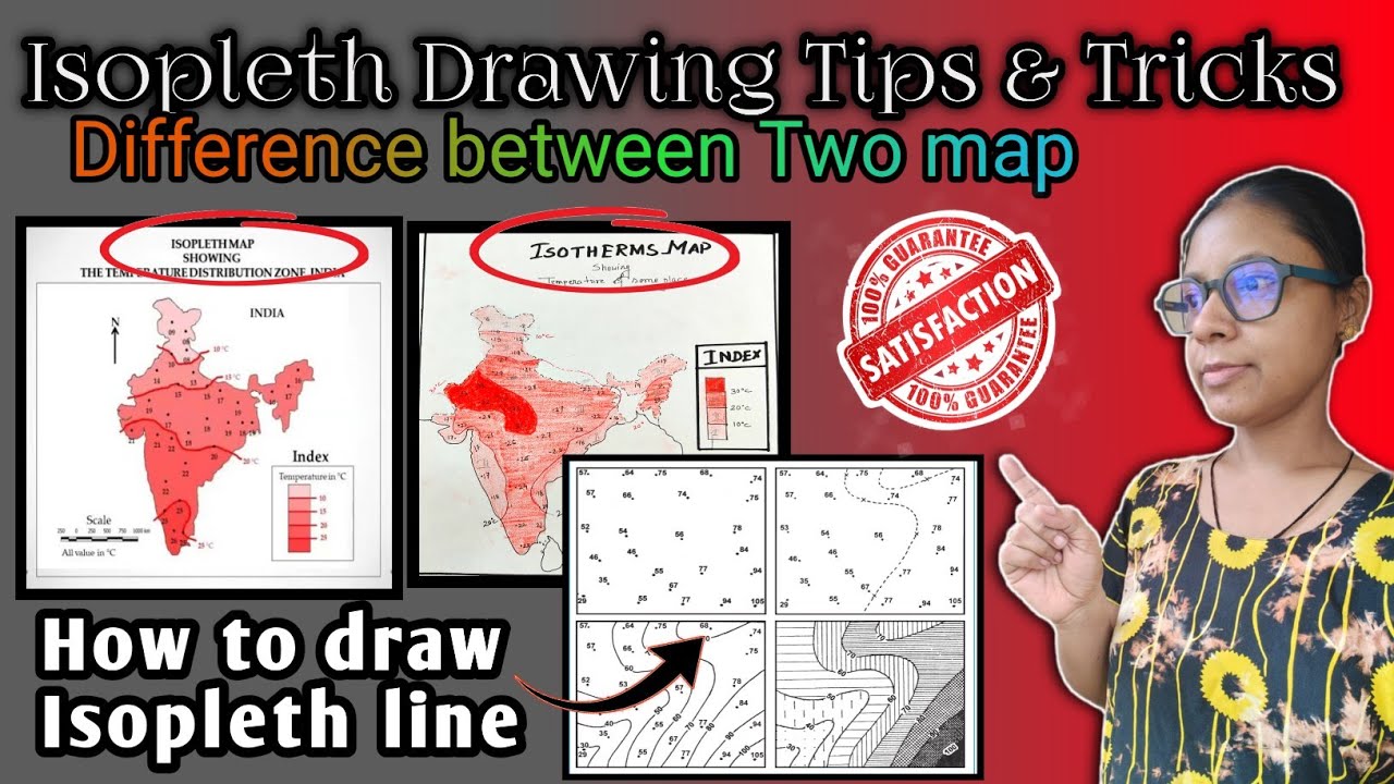 Isopleth Map Draw Isopleth Map drawing in geography practical - YouTube
