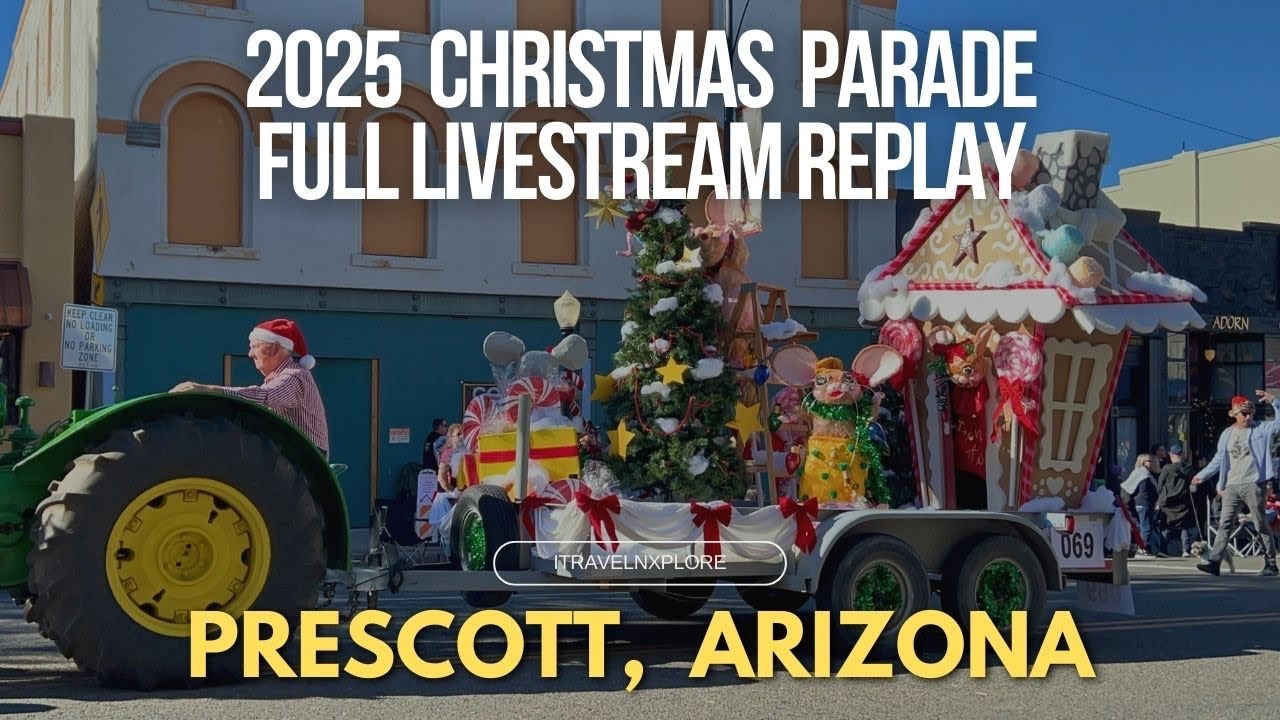 2025 PRESCOTT, AZ CHRISTMAS PARADE | FULL LIVESTREAM REPLAY