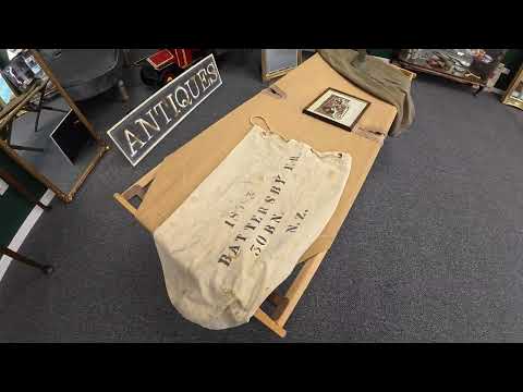 WW2 New Zealand Military Folding Bed! #antiquedealer #newzealandantiqueshop #antiqueshopnewzealand
