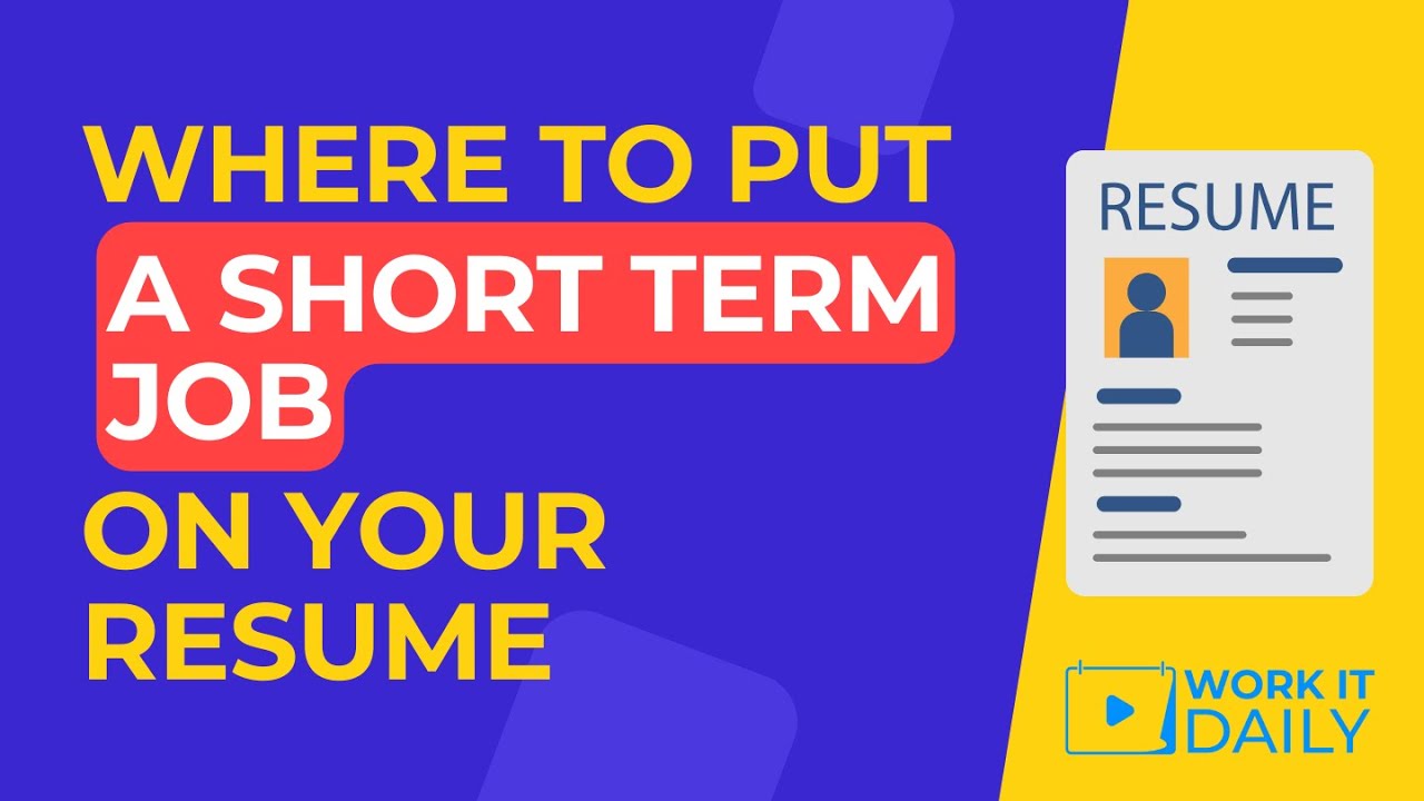 where-should-i-put-a-job-i-was-at-for-only-90-days-on-my-resume