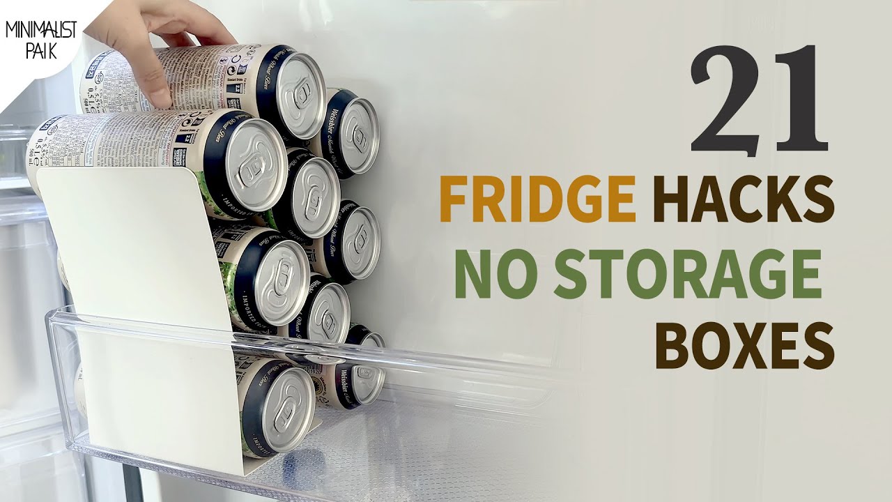 21 Refrigerator Storage Hacks Without Buying Any Organizers｜Make Every Inch Count