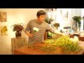 [jardin du I'llony PARIS] How to make bouquet 002　花束の束ね方