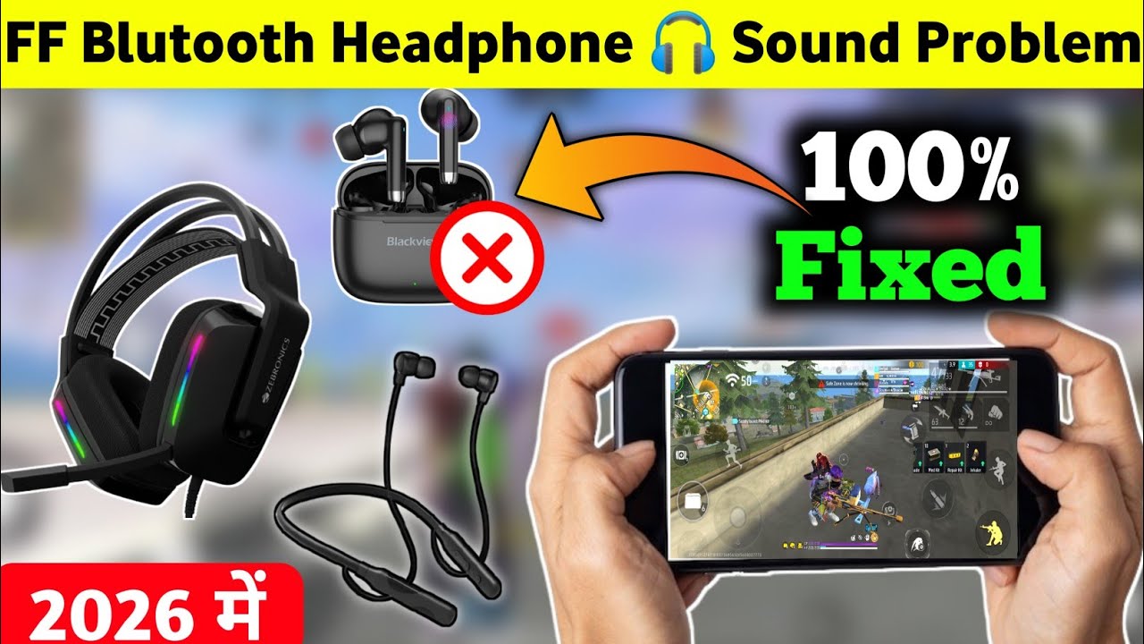 Bluetooth Headphones Sound Delay Problem In Free Fire || Free Fire ...