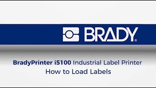 Brady i5100: How to load labels