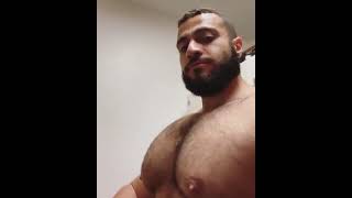 Hairy Muscle Pec Bounce