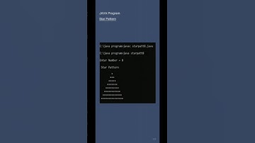 ⭐ Odd Number Star Pattern Program In Java | Part 8#shorts#codingshortvideo #javatutorialforbeginners