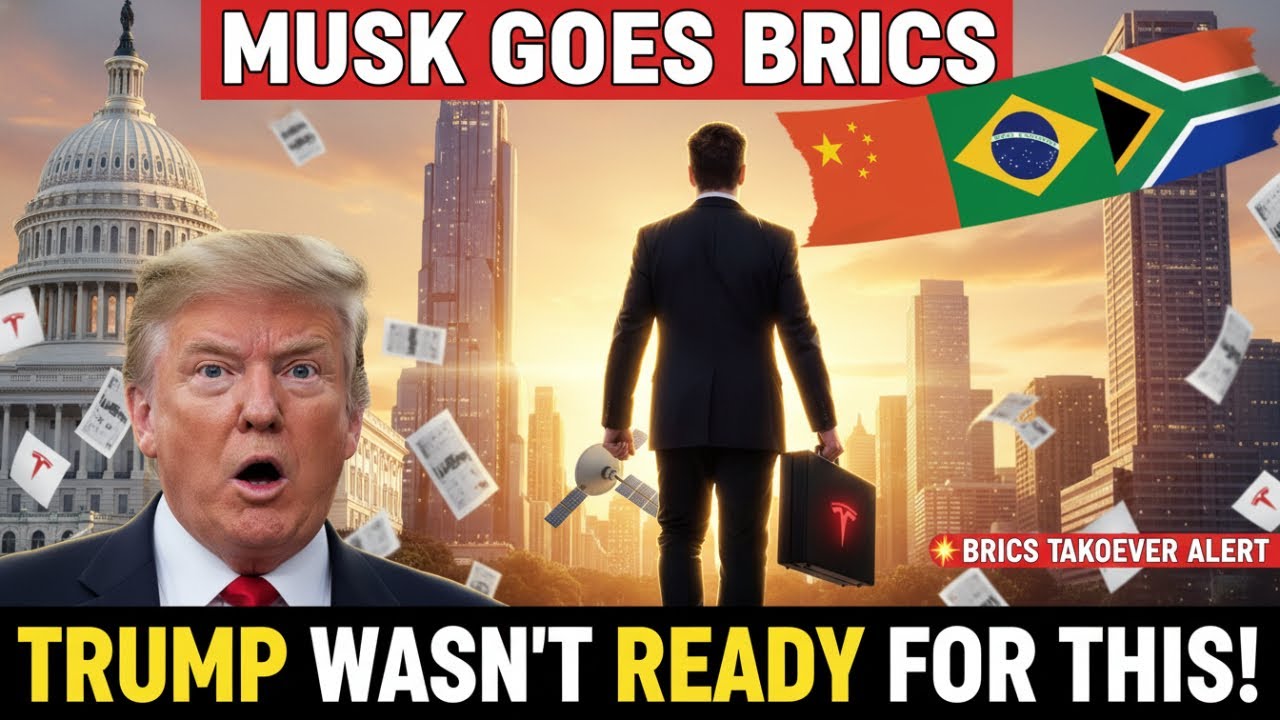 Илон Маск покидает США! Tesla и Starlink теперь управляются странами БРИКС