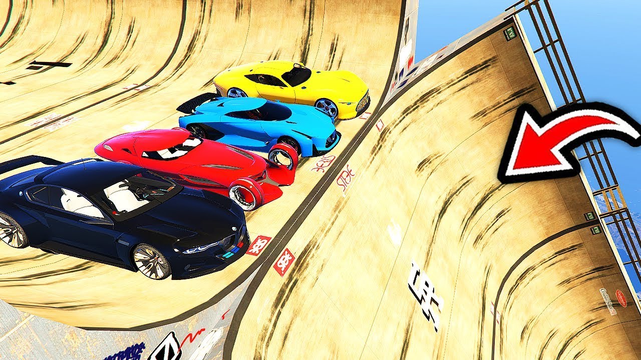 Orumcek Adam Konsept Arabalarla En Uzun Rampadan Ucuyor Cizgi