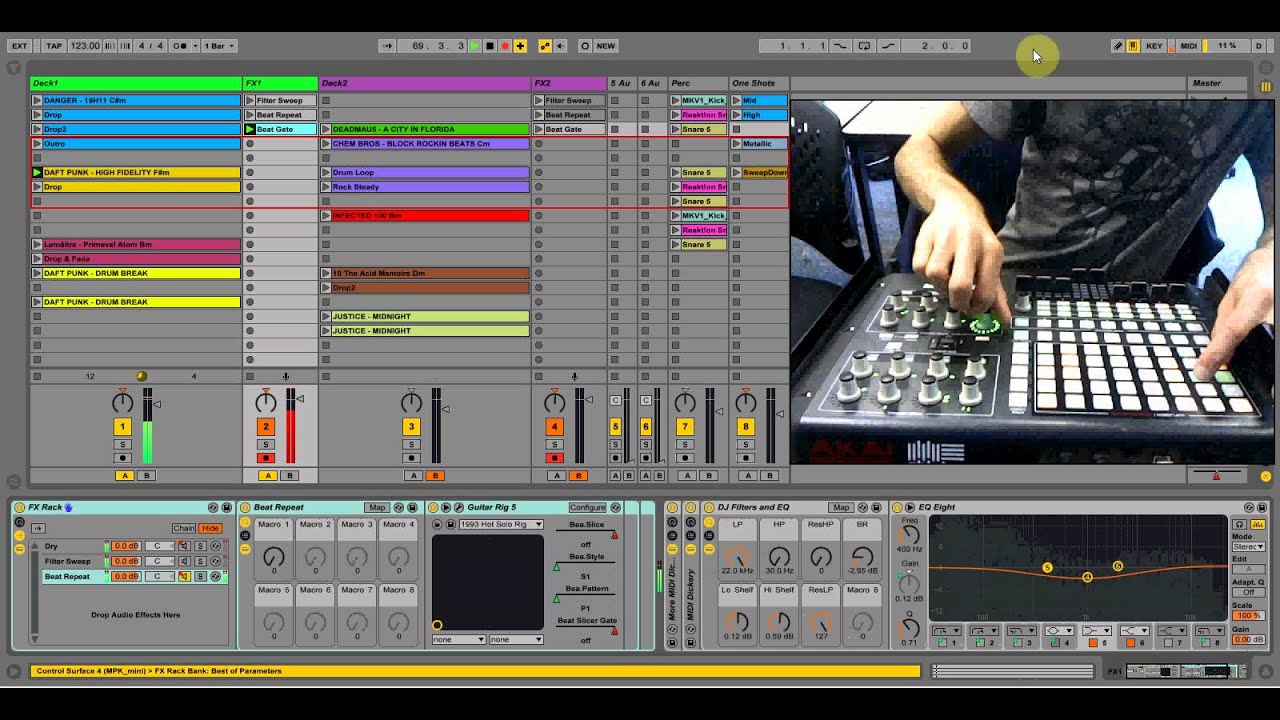 Short DJ Set with the APC40