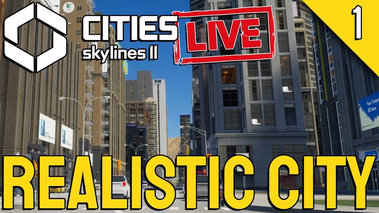 Building A Realistic City in Cities Skylines II [Cities Skylines II ...