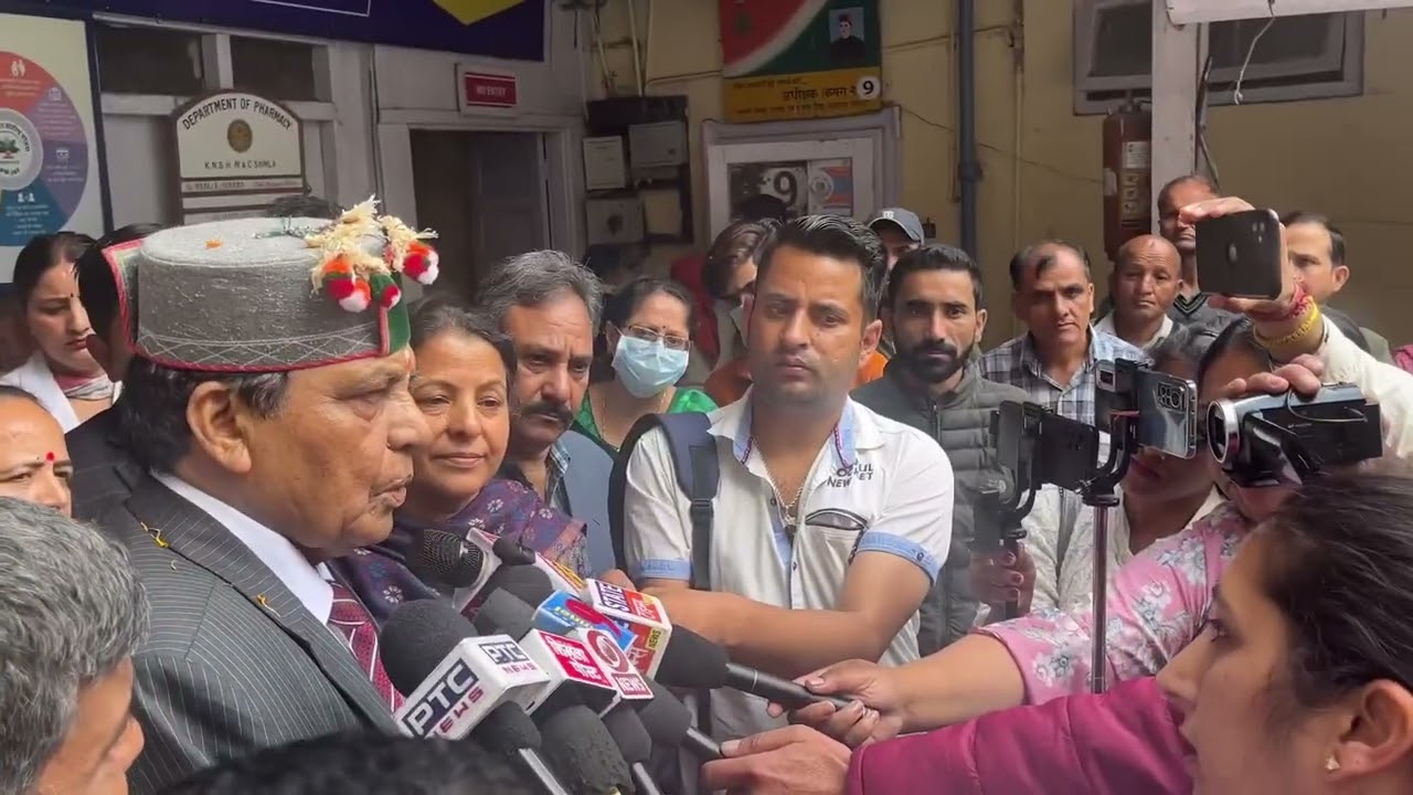 Health minister in knh state hospital shimla
