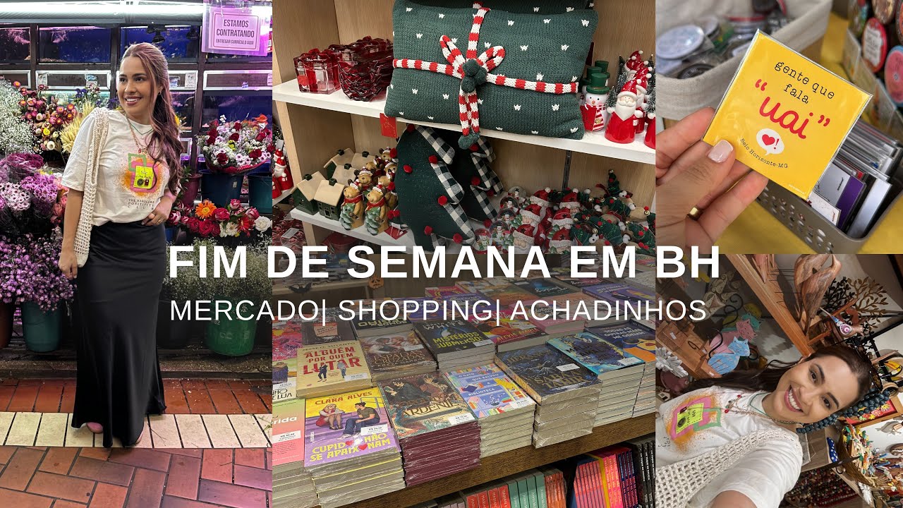 VLOG EM BELO HORIZONTE ✨ Meu fim de semana cheio de passeios, achadinhos e feirinha