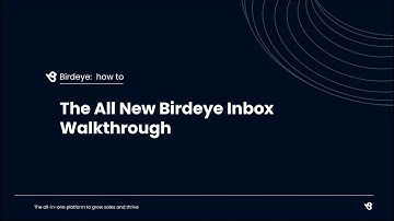 The All New Birdeye Inbox Walkthrough