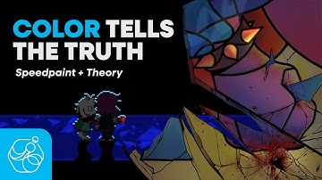 Color Theory Just Explained Deltarune?? Character Analysis + Speedpaint [BTS]