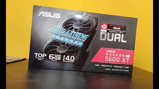 ASUS Dual Radeon™ RX 5600 XT EVO || DUAL-RX5600XT-T6G-EVO || Unboxing GPU  Boost Clock up to 1770 MHz - YouTube