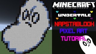 Minecraft Pixelart Tutorial! Undertale Napstablook