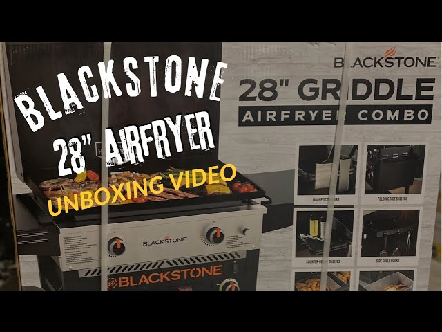 Blackstone 2-Burner 28 Griddle Combo with Air Fryer and Hood