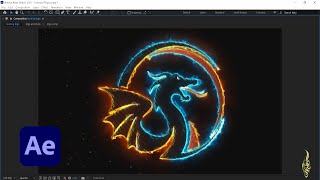 الافترافكت ـ طريقة عرض الشعار بطريقة احترافية !Make a professional introduction After Effects 2022