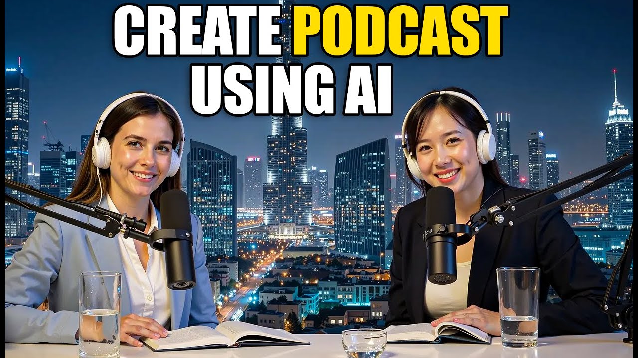 How to Make Podcast video with AI (Step by step in 2025) - YouTube