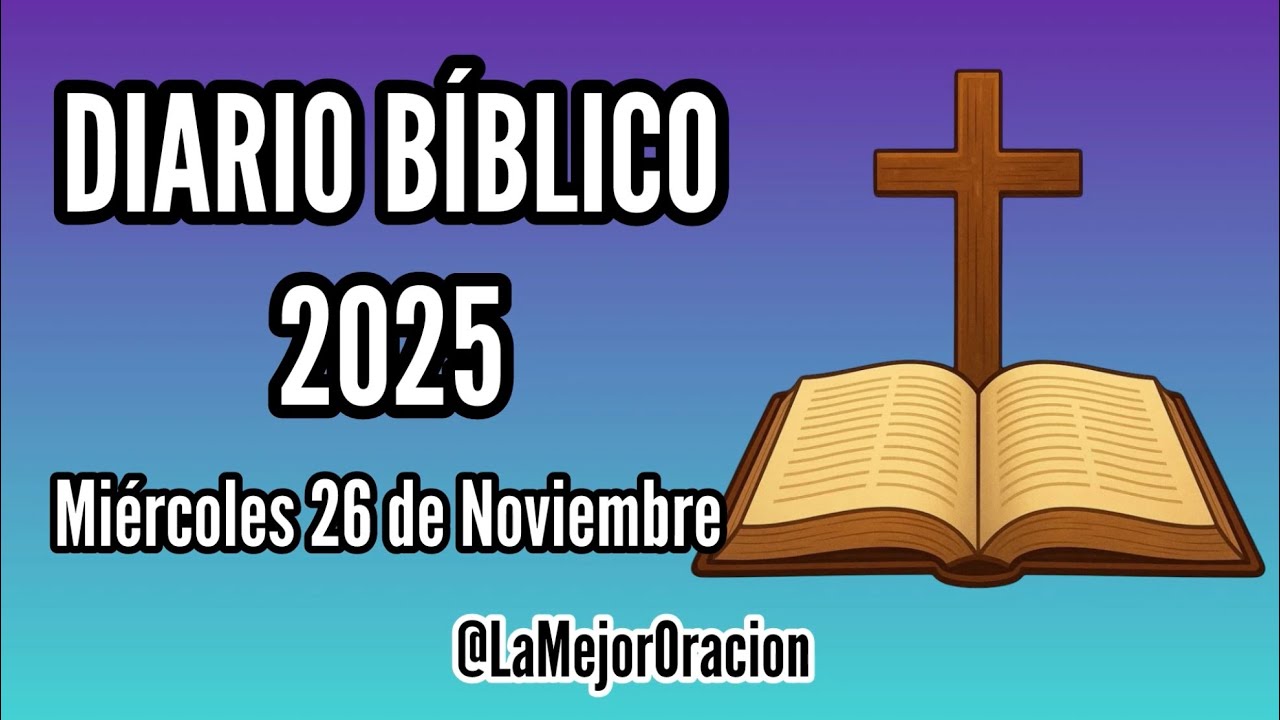 Evangelio del día Miércoles 26 de Noviembre - YouTube