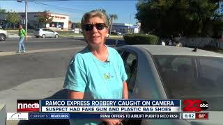 Bakersfield gas station robbery caught on camera