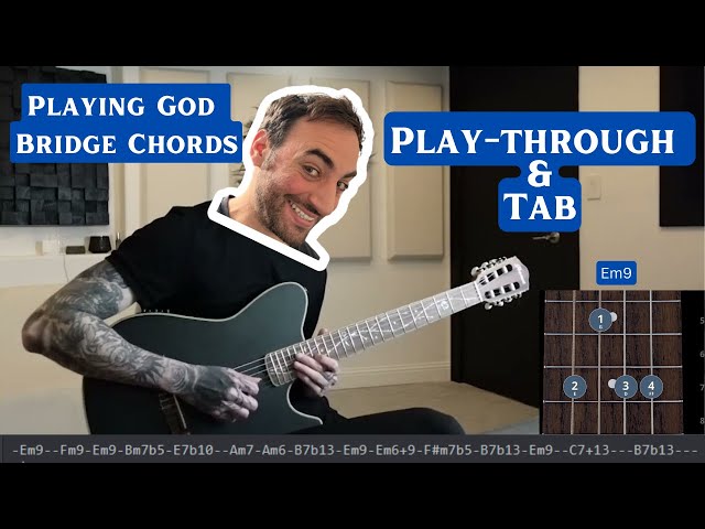 Playing God Bridge Play through & Tab 