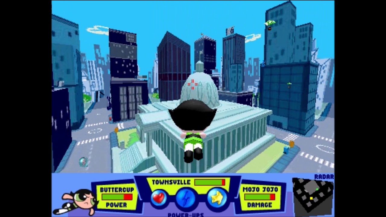 The Powerpuff Girls: Showdown in the Sky 3D (2002 PC Game) - YouTube