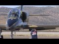 Reno Air Races: L-39 Jet Emergency Gear-Up Landing