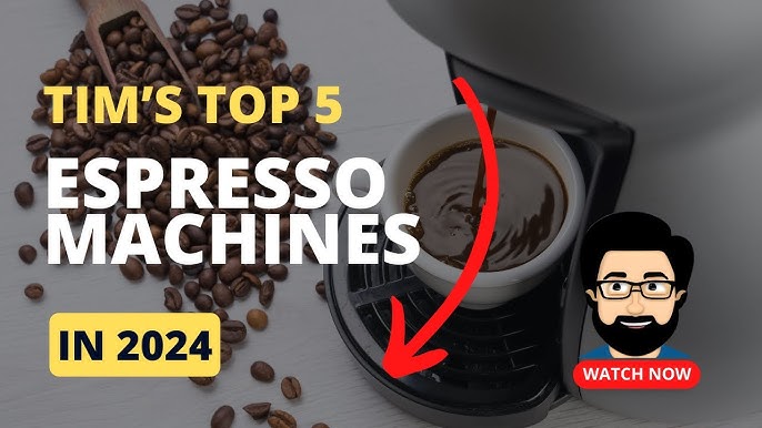 Coffee Machine, Gourmia GCM4230 8-in-1 One-Touch Espresso