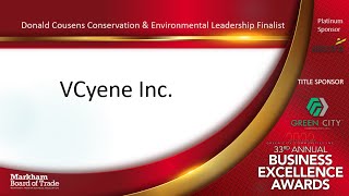Business Excellence Awards 2023: VCyene | Donald Cousens Conservation & Environmental Award Finalist