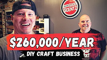 Tour of $260,000/year DIY Craft Business (Candles, Soaps, Lotions & More) | Making Good Scentz