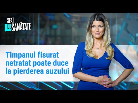 Timpanul fisurat netratat poate duce la pierderea auzului