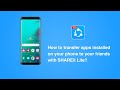 How to transfer apps with shareit lite without internet