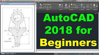 AutoCAD 2018 Tutorial for Mechanical Engineering - YouTube