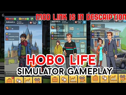 Trying Games from the ads|| Hobo Life Gameplay