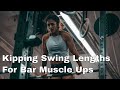 Kipping Swing Lengths for Bar Muscle-Ups | CrossFit Invictus | Gymnastics