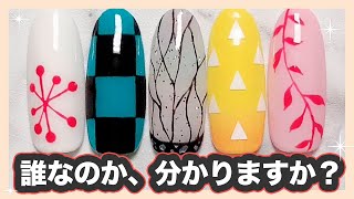 【痛ネイル】鬼滅の刃モチーフの総柄ネイル＊クリッパー：naa