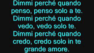 Video thumbnail of "Il Volo - Grande Amore testo"