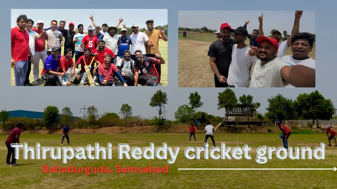 Tirupathi Reddy Won the match by 1 wicket | Tirupathi reddy cricket ground, samsabad ...