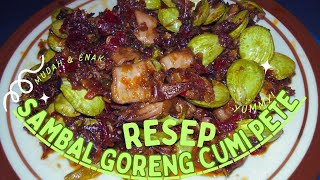 Pertama kali coba langsung ketagihan Resep Sambal goreng cumi petai ternyata Lezat bikin kecanduan !